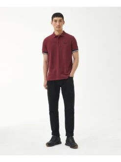 Barbour International Metropolis Polo Shirt - Red 7 Barbour International Metropolis Polo Shirt - Red -Barbou Clothing Shop VJGHU SQ3 0000000017 RED MDo