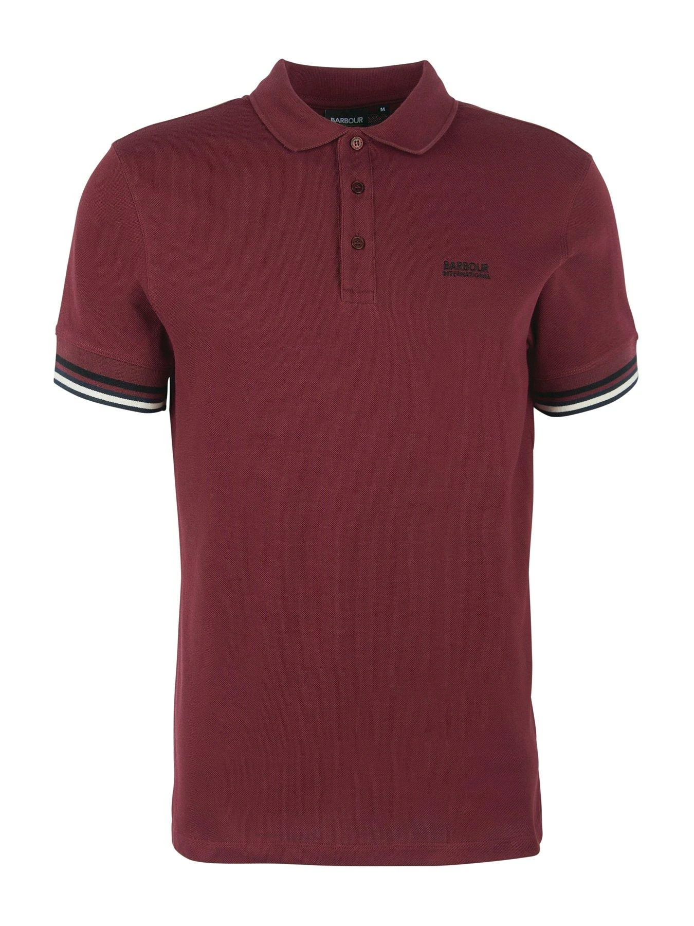 Barbour International Metropolis Polo Shirt - Red 5 Barbour International Metropolis Polo Shirt - Red - Image 5