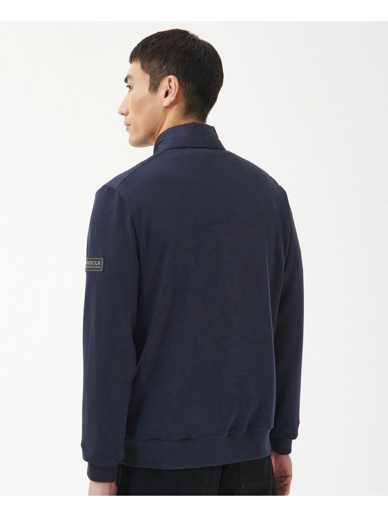 Barbour International Counter Padded Zip Through Jacket - Navy 2 Barbour International Counter Padded Zip Through Jacket - Navy - Image 2