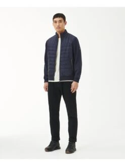 Barbour International Counter Padded Zip Through Jacket - Navy 7 Barbour International Counter Padded Zip Through Jacket - Navy -Barbou Clothing Shop VJGIK SQ3 0000000048 NAVY MDo