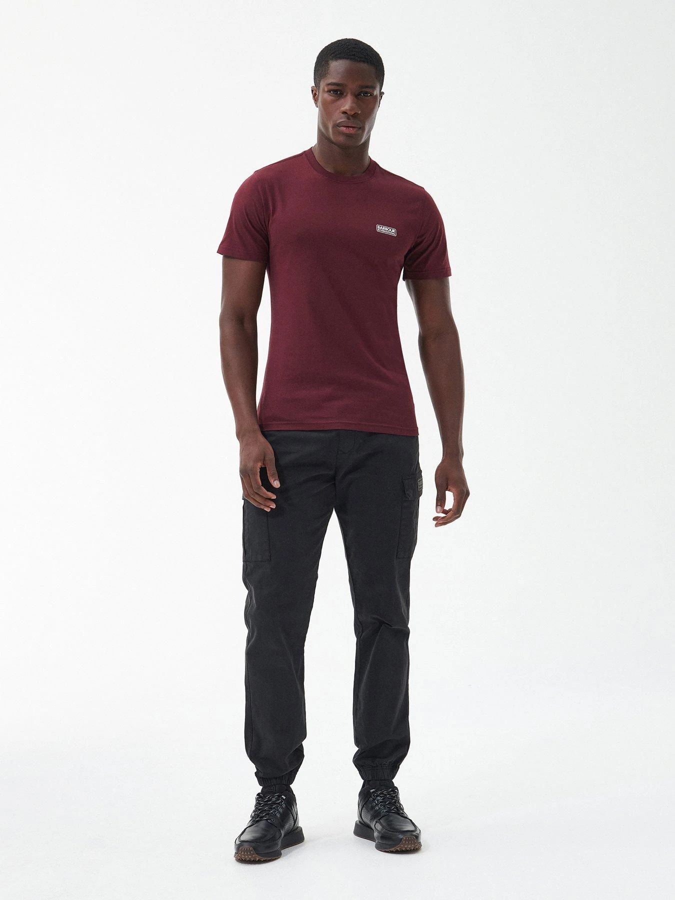 Barbour International Small Logo T-Shirt - Red 3 Barbour International Small Logo T-Shirt - Red - Image 3