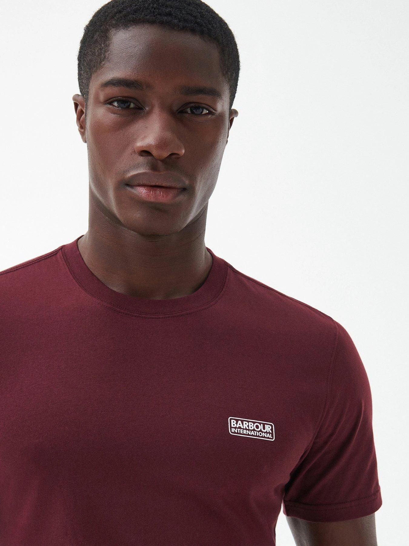 Barbour International Small Logo T-Shirt - Red 4 Barbour International Small Logo T-Shirt - Red - Image 4