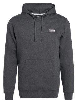 Barbour International Small Logo Overhead Hoodie - Dark Grey -Barbou Clothing Shop VJGIX SQ5 0000000070 DARK GREY MDd1
