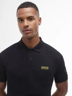Barbour International Essential Polo Shirt - Black -Barbou Clothing Shop VJGIZ SQ4 0000000004 BLACK MDd
