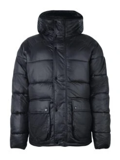 Barbour International Lark Hooded Padded Jacket - Black -Barbou Clothing Shop VJGJF SQ6 0000000004 BLACK MDd2