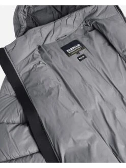 Barbour International Bobber Hooded Padded Jacket - Grey 10 Barbour International Bobber Hooded Padded Jacket - Grey -Barbou Clothing Shop VJGJI SQ5 0000000005 GREY MDd1