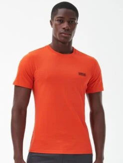 Barbour International Small Logo T-Shirt - Orange
