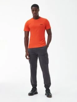 Barbour International Small Logo T-Shirt - Orange -Barbou Clothing Shop VJGKQ SQ3 0000000198 ORANGE MDo
