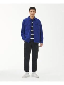 Barbour International Adey Utility Pocket Overshirt - Blue -Barbou Clothing Shop VJGL5 SQ3 0000000020 BLUE MDo