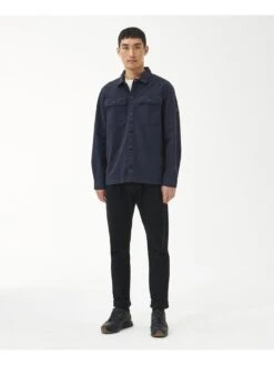 Barbour International Adey Utility Pocket Overshirt - Navy -Barbou Clothing Shop VJGL7 SQ3 0000000048 NAVY MDo