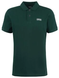 Barbour International Essential Polo Shirt - Dark Green -Barbou Clothing Shop VJGLR SQ5 0000000630 DARK GREEN MDd1