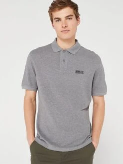 Barbour International Essential Polo Shirt - Grey