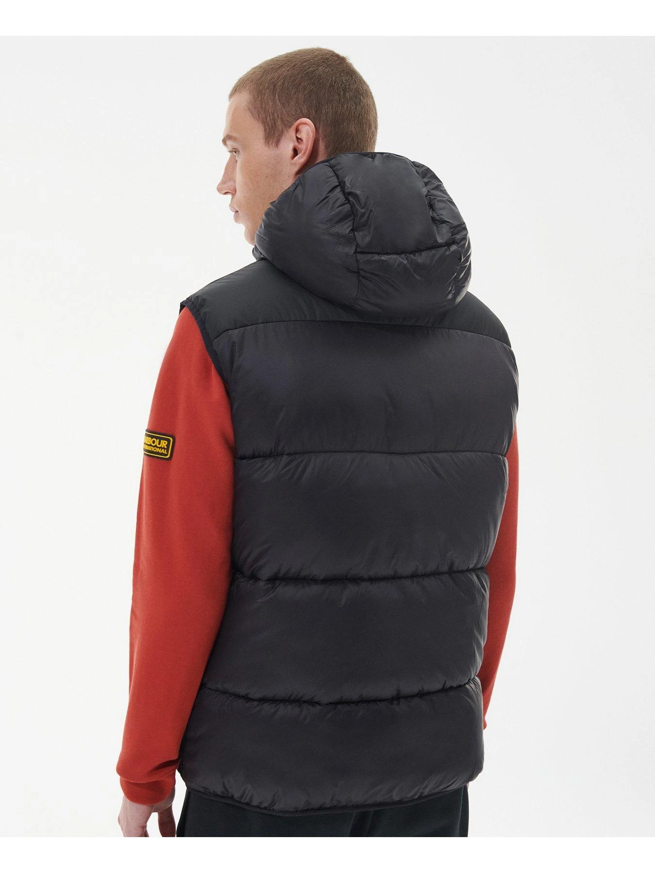 Barbour International Hoxton Padded Gilet - Black 2 Barbour International Hoxton Padded Gilet - Black - Image 2