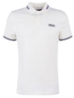 Barbour International Essential Tipped Polo Shirt - Off White 9 Barbour International Essential Tipped Polo Shirt - Off White -Barbou Clothing Shop VJGNZ SQ5 0000000067 CREAM MDd1