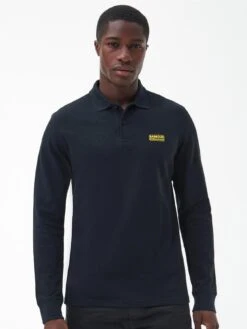 Barbour International Long Sleeve Polo Shirt - Black