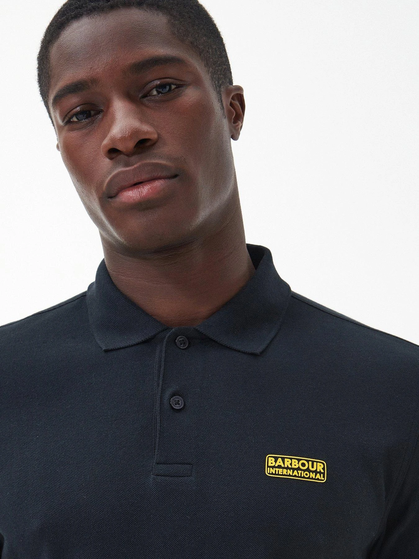 Barbour International Long Sleeve Polo Shirt - Black 4 Barbour International Long Sleeve Polo Shirt - Black - Image 4