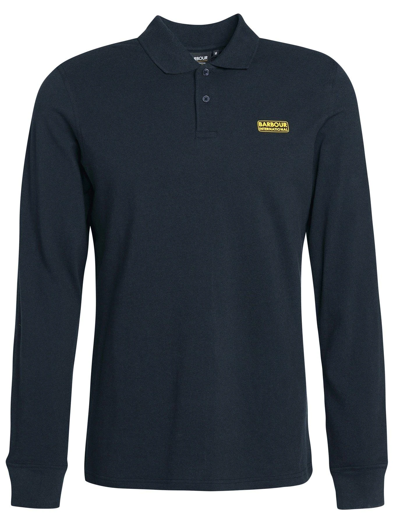 Barbour International Long Sleeve Polo Shirt - Black 5 Barbour International Long Sleeve Polo Shirt - Black - Image 5