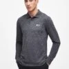 Barbour International Long Sleeve Polo Shirt - Dark Grey