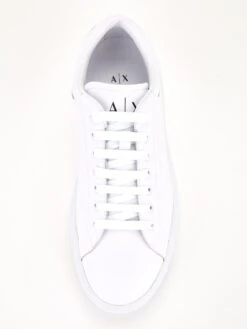 Armani Exchange Chunky Sole Trainers - White -Barbou Clothing Shop VJH0R SQ4 0000000013 WHITE SLt