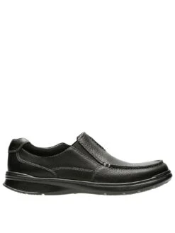 Clarks Cotrell Free Slip On Shoes - Black