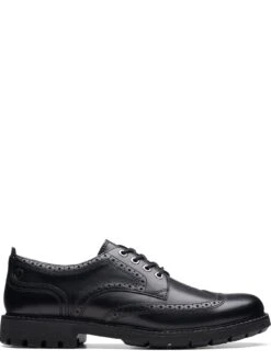 Clarks Batcombe Far Brogue Shoes - Black -Barbou Clothing Shop VJHPA SQ5 0000000004 BLACK SLu