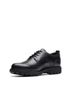 Clarks Batcombe Far Brogue Shoes - Black -Barbou Clothing Shop VJHPA SQ7 0000000004 BLACK ICf