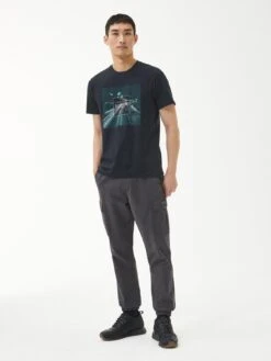 Barbour International Speed Graphic T-Shirt -Barbou Clothing Shop VJKSI SQ3 0000000004 BLACK MDo