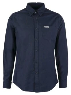 Barbour International Small Logo Pocket Oxford Shirt -Barbou Clothing Shop VJKUC SQ5 0000000048 NAVY MDd1