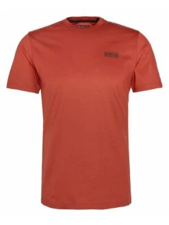 Barbour International Very Exclusive - Small Logo T-Shirt - Dark Red -Barbou Clothing Shop VJKUW SQ5 0000000315 DARK RED MDd1