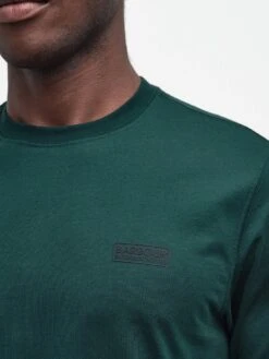 Barbour International Very Exclusive - Small Logo T-Shirt - Dark Green -Barbou Clothing Shop VJKV4 SQ5 0000000630 DARK GREEN MDd1