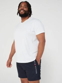 Calvin Klein Big & Tall Stretch Poplin Slim Shirt -Barbou Clothing Shop VJMBX SQ3 0000000048 NAVY MDo