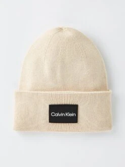 Calvin Klein Fine Cotton Rib Beanie