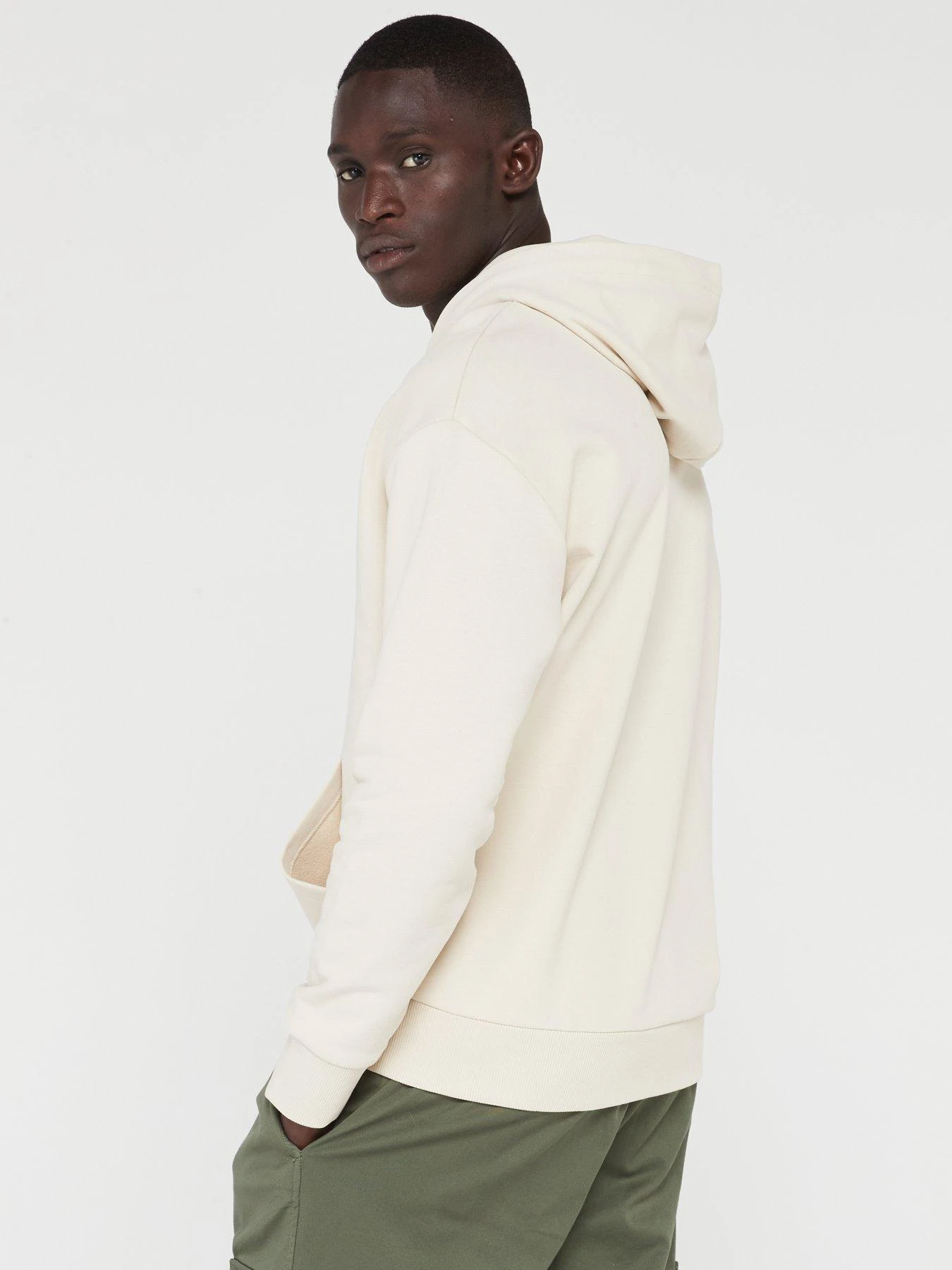 Calvin Klein Cotton Comfort Hoodie - Beige 2 Calvin Klein Cotton Comfort Hoodie - Beige - Image 2