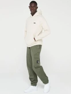 Calvin Klein Cotton Comfort Hoodie - Beige 6 Calvin Klein Cotton Comfort Hoodie - Beige -Barbou Clothing Shop VJNFR SQ3 0000000108 BEIGE MDo