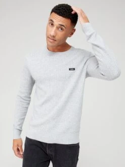 Calvin Klein Structure Sweater - Grey
