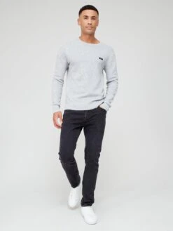 Calvin Klein Structure Sweater - Grey -Barbou Clothing Shop VJNFU SQ3 0000000005 GREY MDo