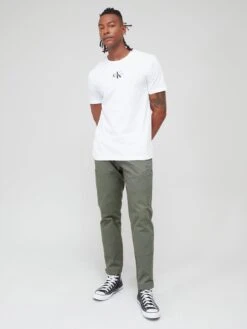 Calvin Klein Modern Twill Tapered Cargo Trousers - Green  -Barbou Clothing Shop VJNFZ SQ3 0000000047 GREEN MDo