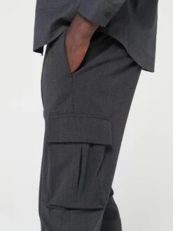 Calvin Klein Wool-Blend Cargo Joggers - Grey -Barbou Clothing Shop VJNHU SQ4 0000000005 GREY MDd