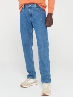 Calvin Klein Jeans Authentic Straight Leg Jeans - Blue 