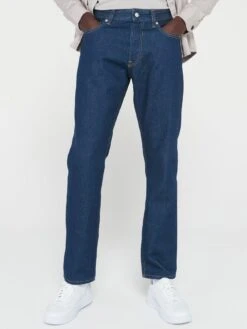 Calvin Klein Jeans Authentic Straight Leg Jeans - Dark Blue