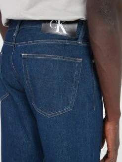 Calvin Klein Jeans Authentic Straight Leg Jeans - Dark Blue -Barbou Clothing Shop VJV3H SQ4 0000000265 MID WASH MDd