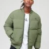 Calvin Klein Jeans Commercial Bomber Jacket - Green 