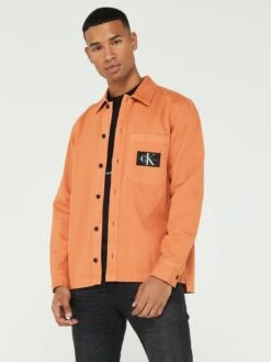 Calvin Klein Jeans Utility Overshirt - Brown