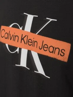 Calvin Klein Jeans Calvin Klein Jeans Monologo Stencil T-shirt -Barbou Clothing Shop VJV4D SQ5 0000000004 BLACK MDd1