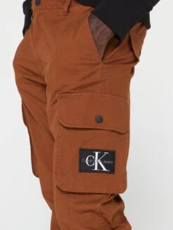 Calvin Klein Jeans Skinny Washed Cargo Pants - Brown  -Barbou Clothing Shop VJV5I SQ4 0000000143 BROWN MDd