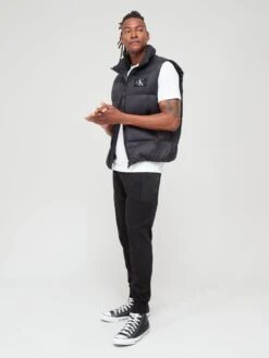 Calvin Klein Jeans Essentials Down Vest - Black  -Barbou Clothing Shop VJV5P SQ3 0000000004 BLACK MDo