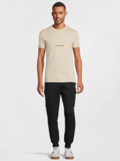 Calvin Klein Jeans Calvin Klein Jeans Institutional T-shirt -Barbou Clothing Shop VJV6E SQ3 0000000108 BEIGE MDo