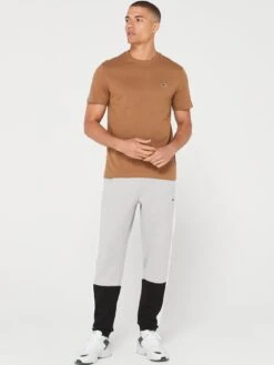 Lacoste Tape Croc T-shirt - Brown -Barbou Clothing Shop VJW79 SQ3 0000000143 BROWN MDo