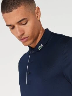 Lacoste Golf Logo Collar Polo Shirt - Dark Blue -Barbou Clothing Shop VJW7B SQ4 0000000354 DARK BLUE MDd