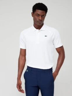 Lacoste Lightweight Ultradry Polo Shirt - White